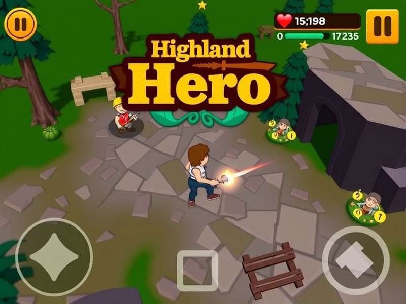 Highland Hiker Hero Game Screenshot